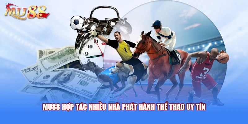MU88 hợp tác nhiều nhà phát hành thể thao uy tín